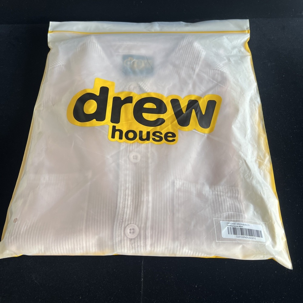 Drew House corduroy ss shirt Size S Mauve Color …b29